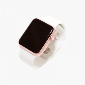Apple Watch Series 2 Rosegold Aluminum Case with White Sport Band